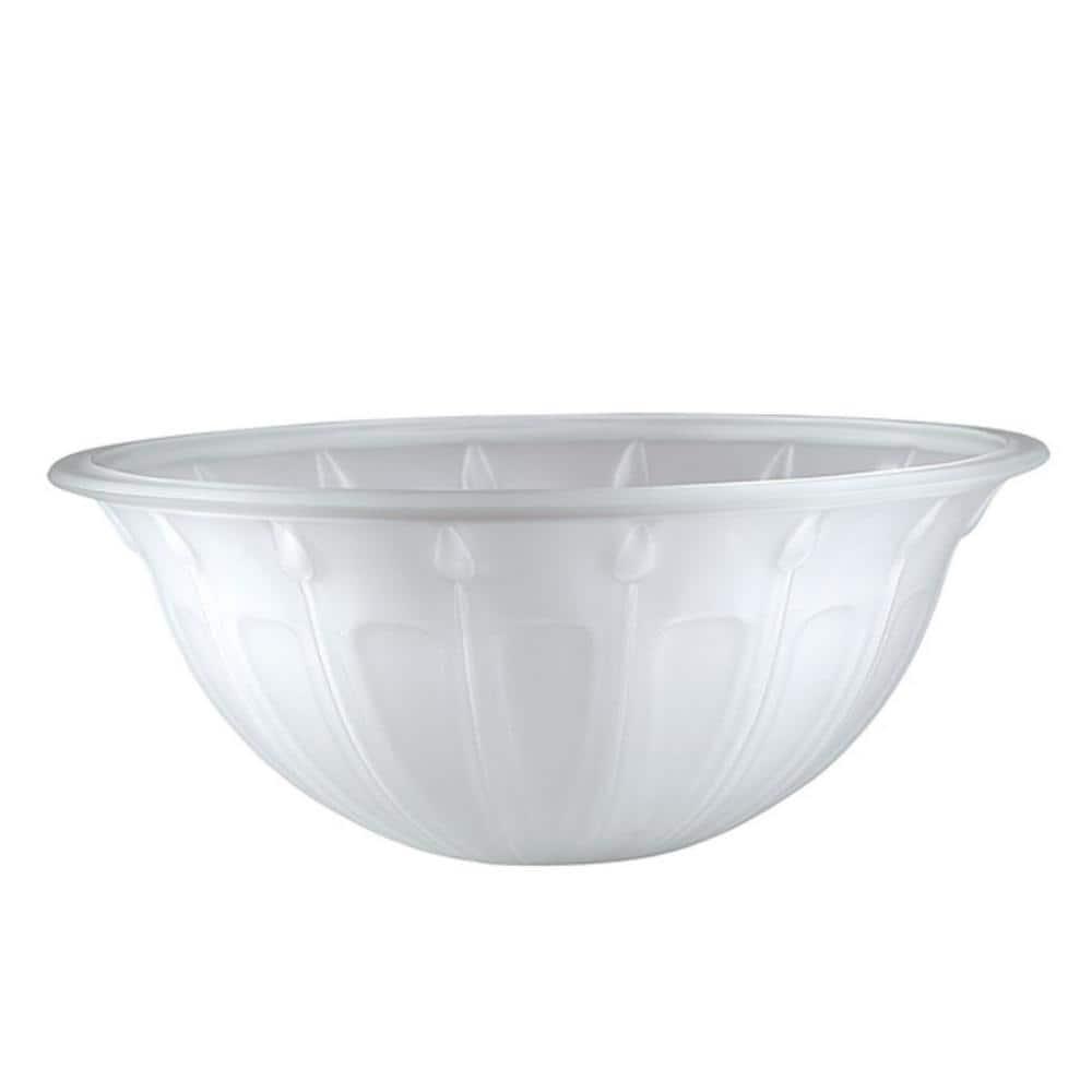 Aspen Creative Corporation 5'' H Glass Bowl Glass Shade