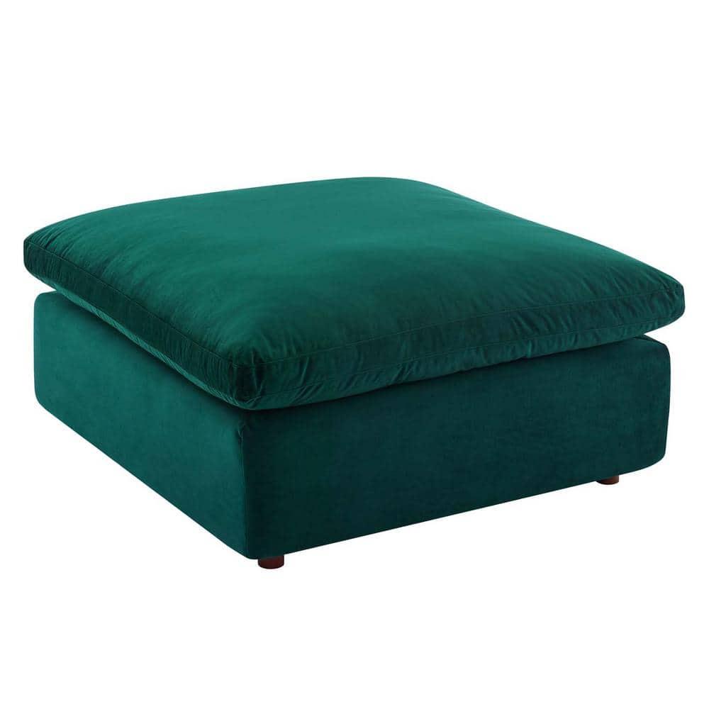 Modway Commix Down Filled Overstuffed Performance Velvet Ottoman