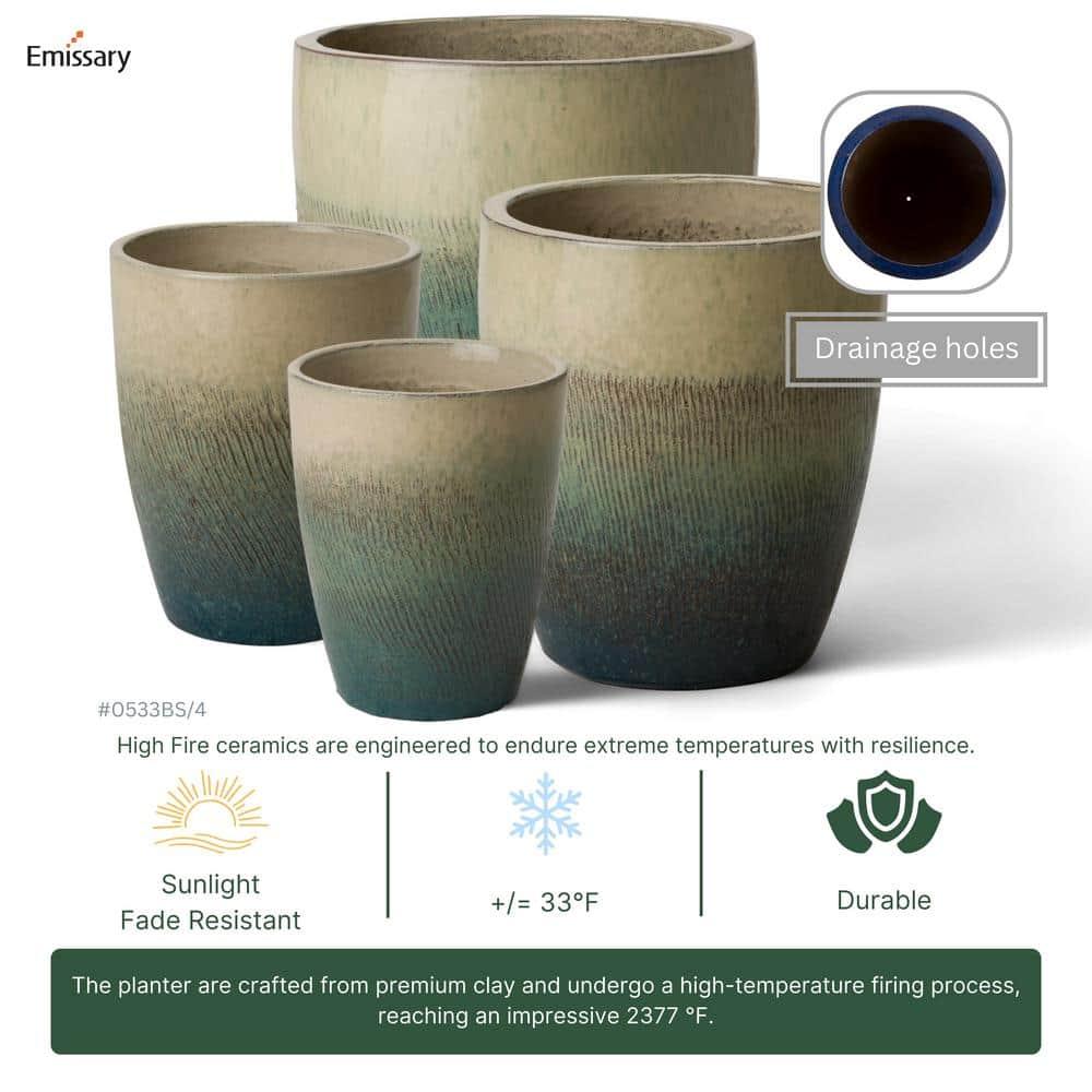 Emissary Bullet Planter 14" x 15.5" - Multi-Color