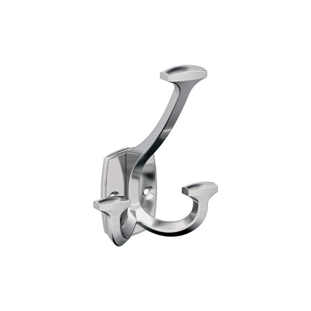 Amerock Vicinity Traditional Triple Prong Polished Chrome Wall Hook