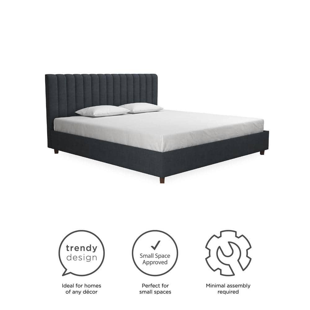 Brittany Tufted Upholstered Platform Bed