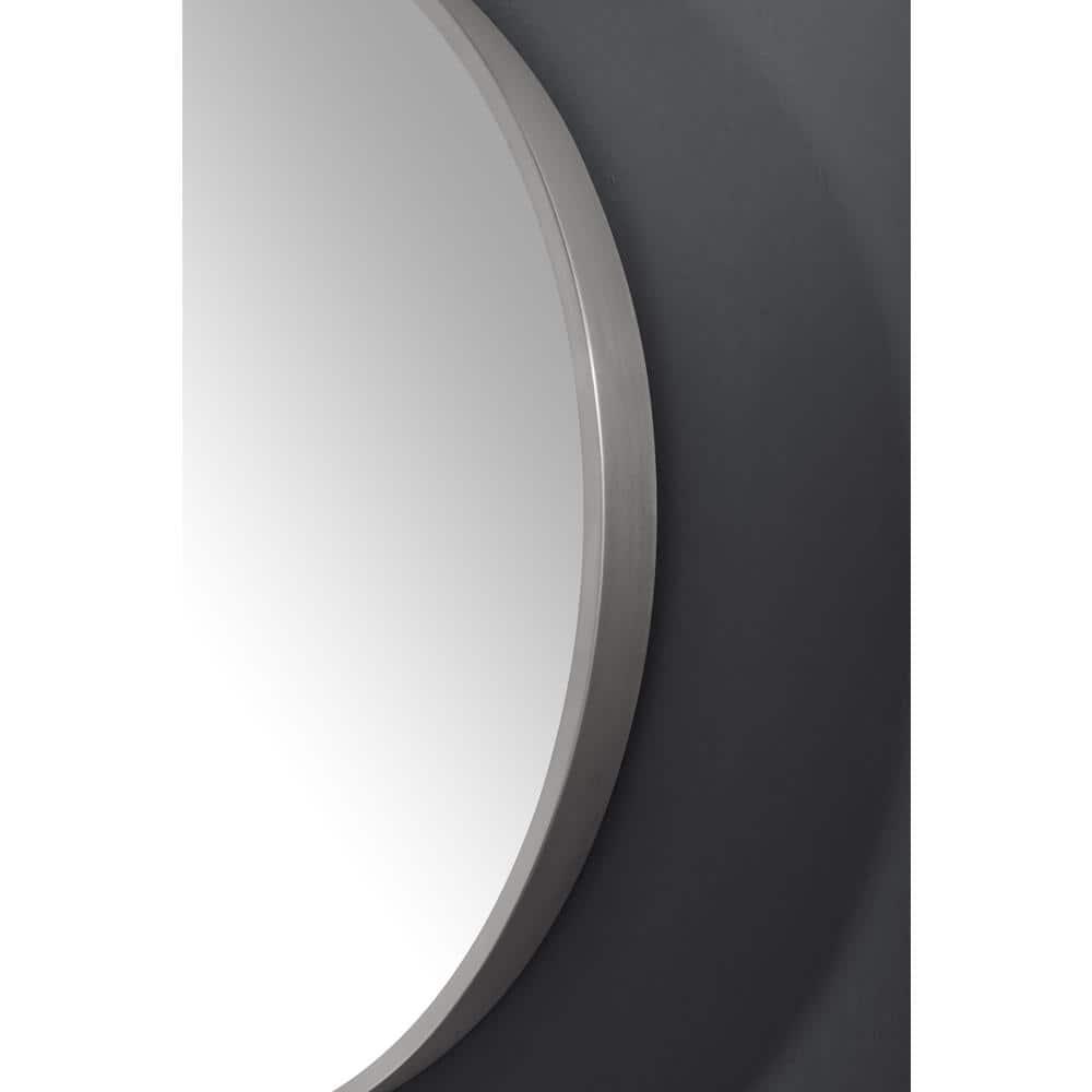 Avanity Avon-M24 Avon 24" Diameter Modern Circular Stainless Steel Framed Bathroom Wall
