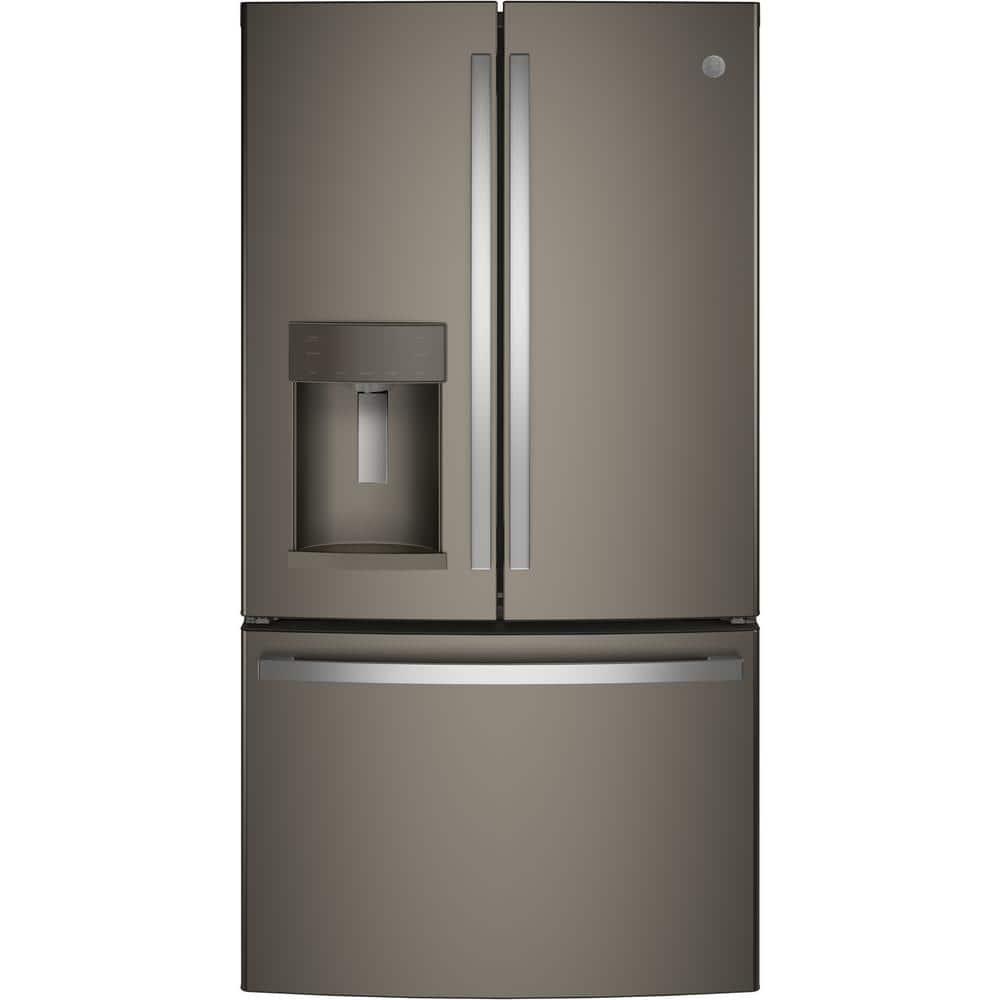 GE Appliances 35.75" Energy Star® French Door 27.8 Cu. Ft. Refrigerator GFE28GMKES