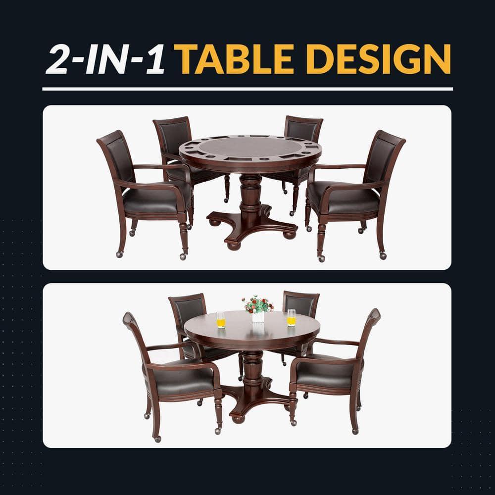 Hathaway Games Bridgeport 2-in-1 Poker Table Set