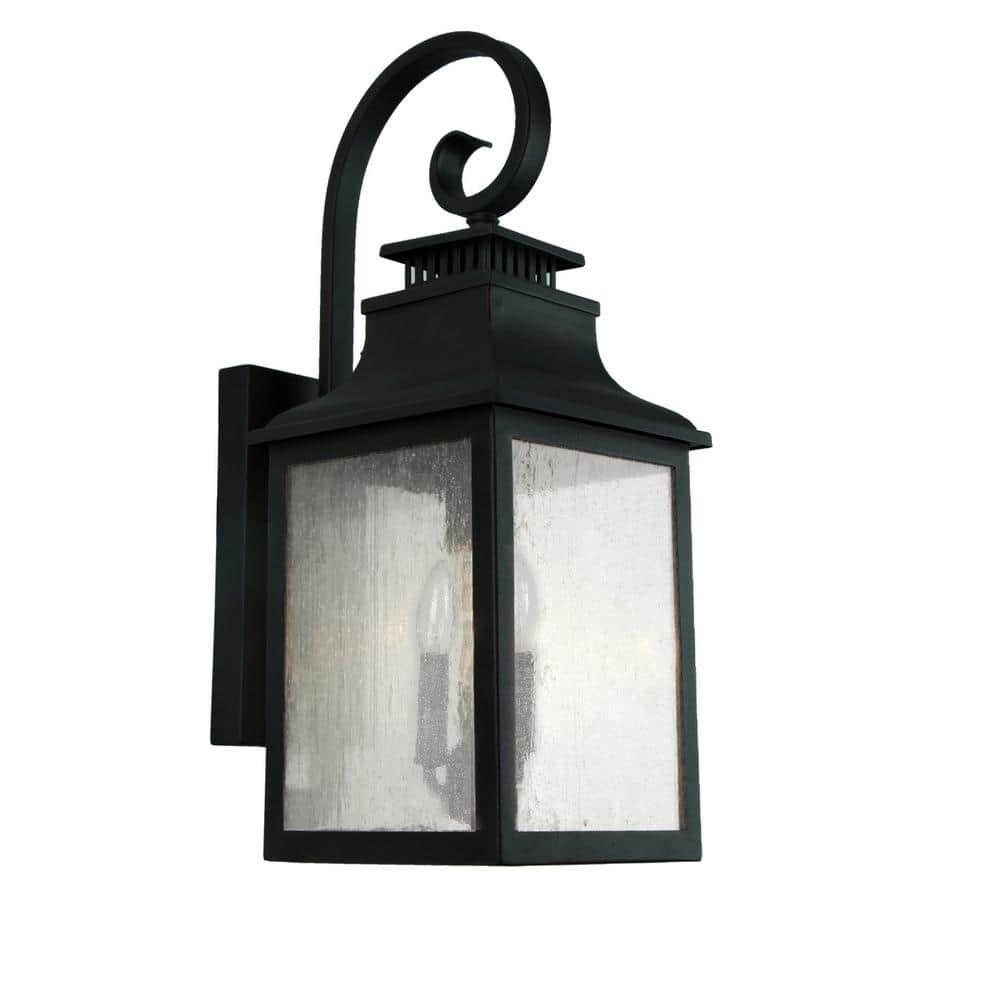 AA Warehousing ELW2283BL Exterior Wall Lighting, Black