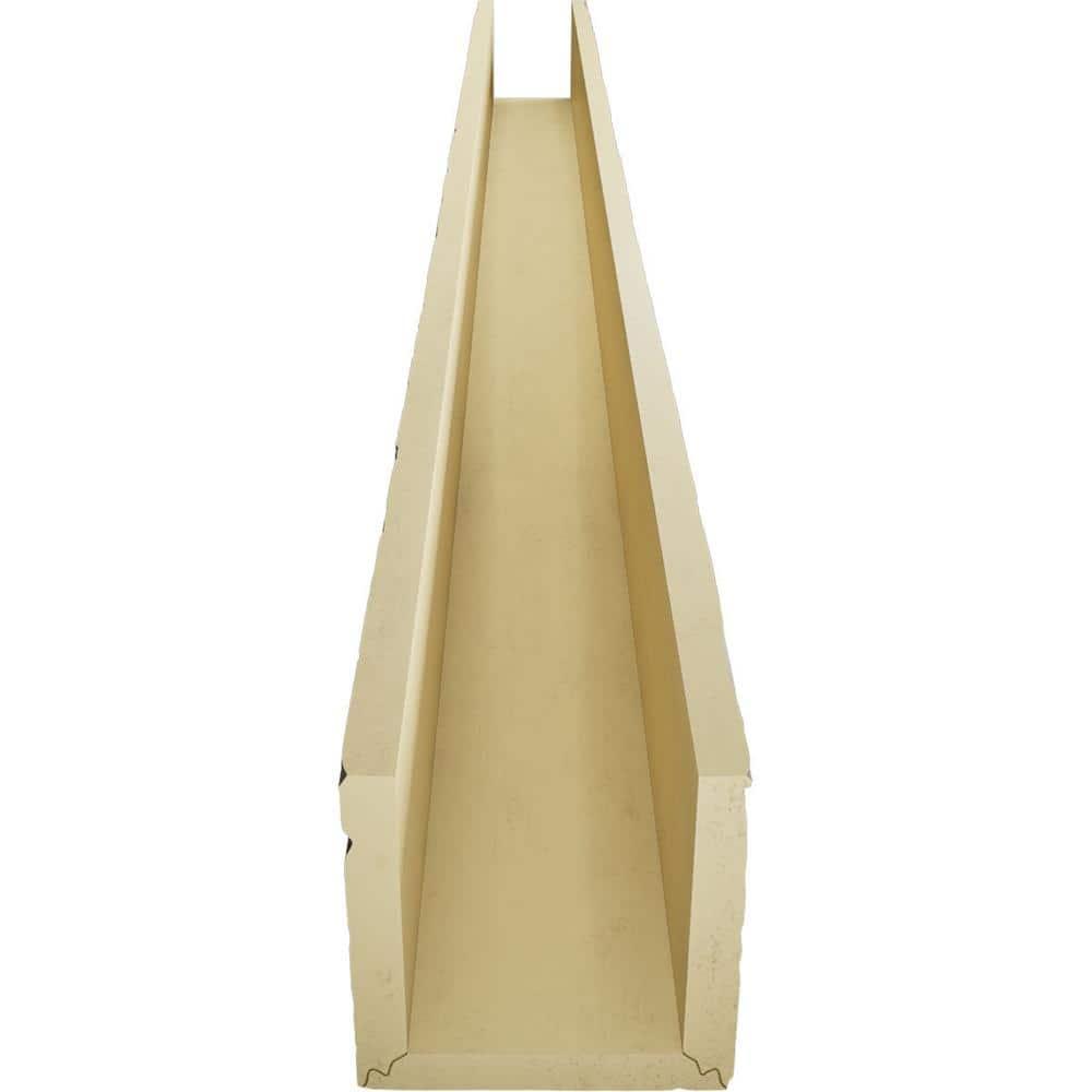 Ekena Millwork Hand Hewn Timberthane Faux Wood 3-Sided Ceiling Beam (U-beam)