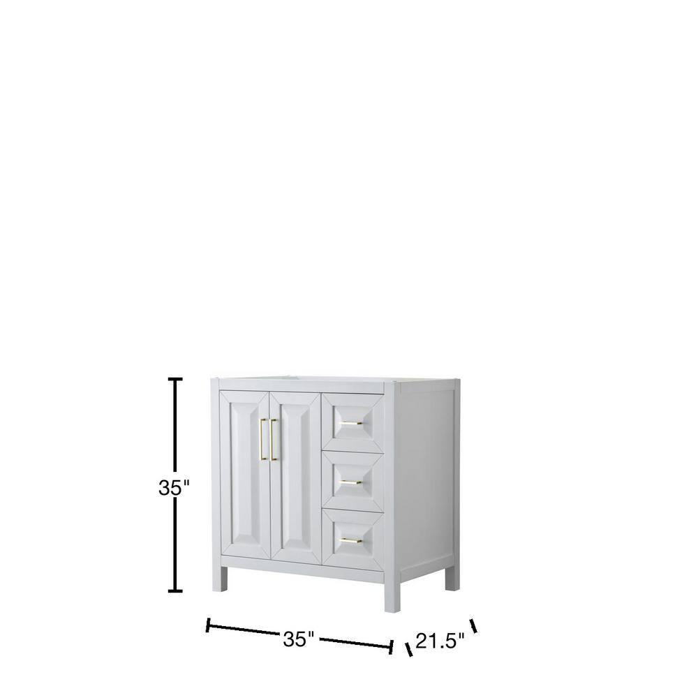 Daria 35" Single Bathroom Vanity Base Only