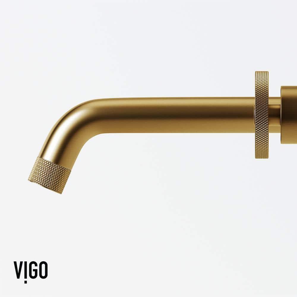 Cass 10" W Two Handle WaterSense Wall Mount Bathroom Faucet