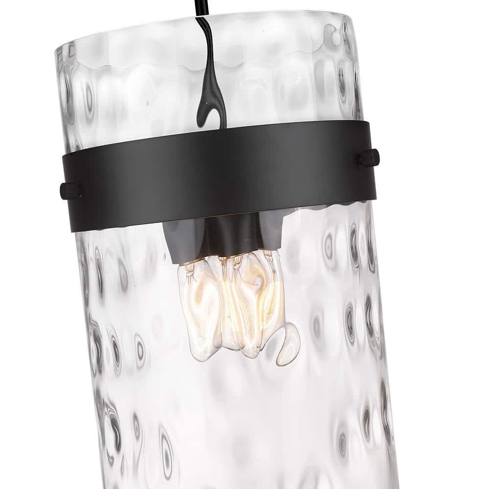 Z-Lite Fontaine 4 - Light Pendant in  Matte Black