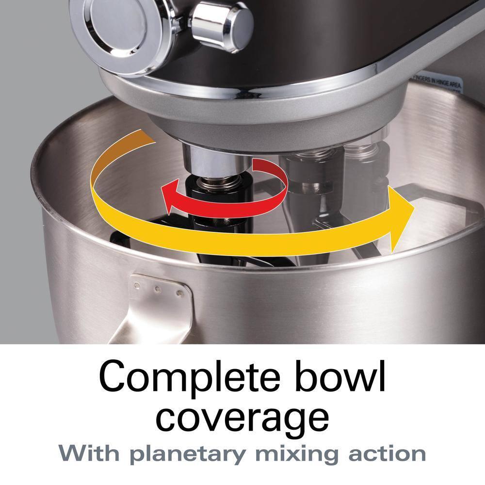 Hamilton Beach® Professional All-Metal Stand Mixer with Specialty Attachment Hub 5 Quart