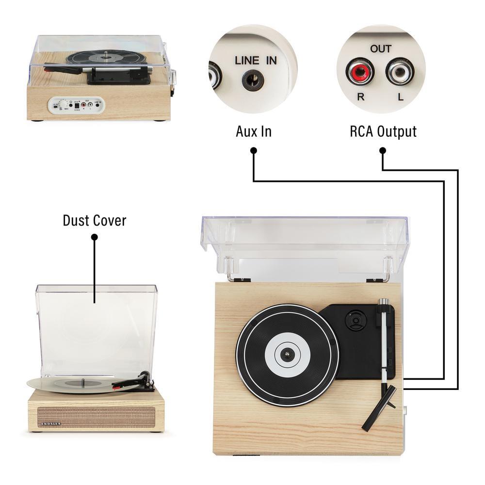 Crosley Electronics Portable 3 - Speed Turntable Decorative Record Player with Bluetooth
