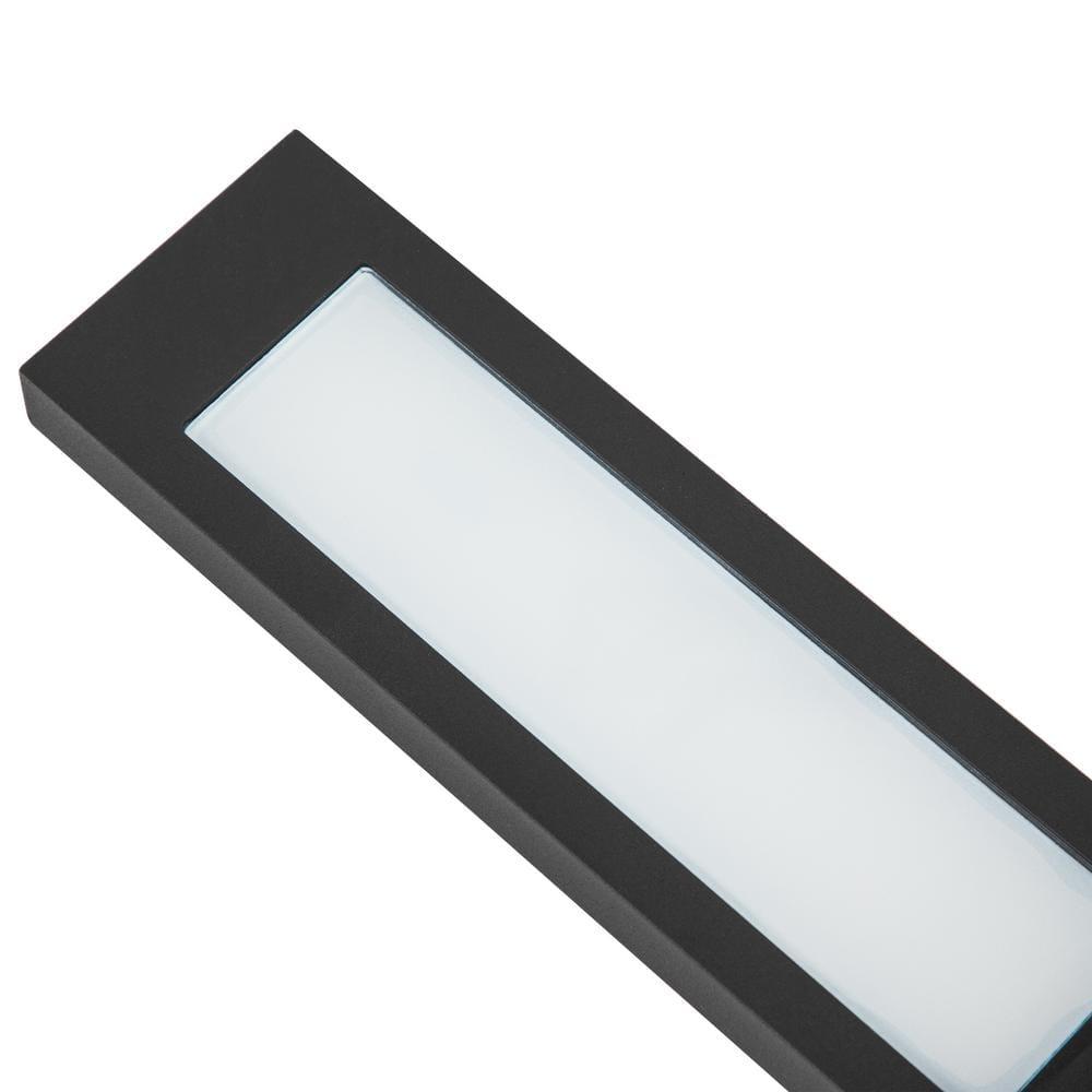 C Cattleya 2-Light Integrated LED  Outdoor Wall Light with Matte Black Finish