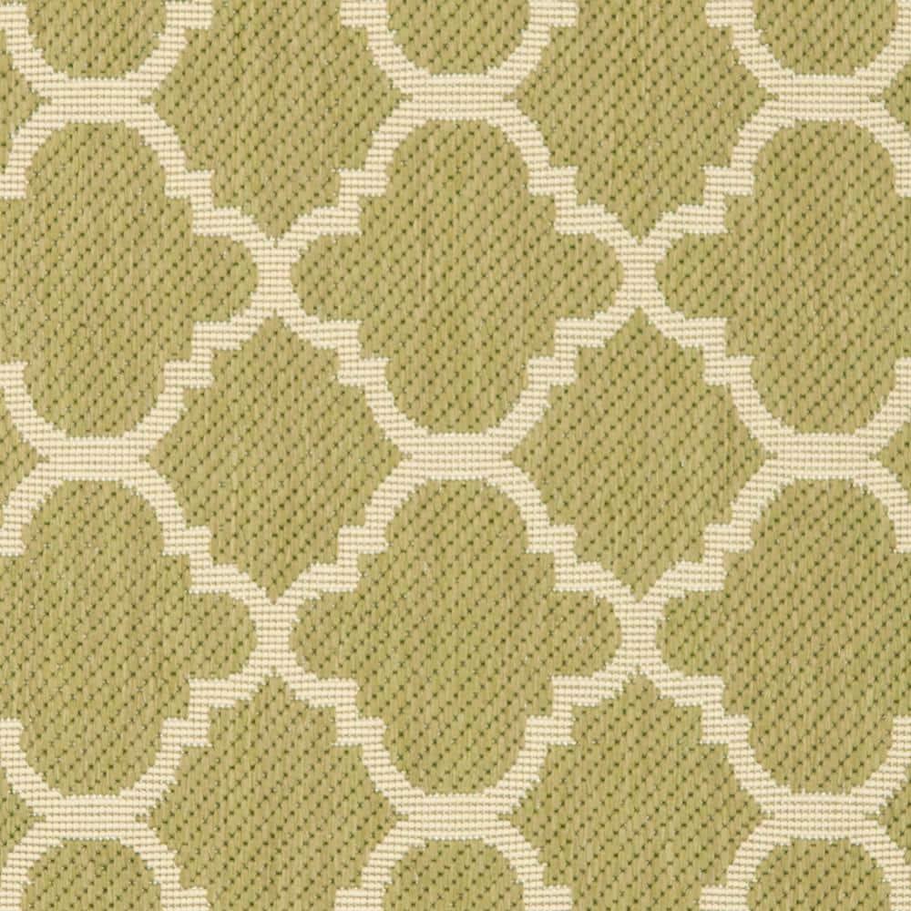 Courtyard CY6918 Power Loomed Indoor/Outdoor Accent Rug - Green/Beige - 2'x3'7" - Safavieh.