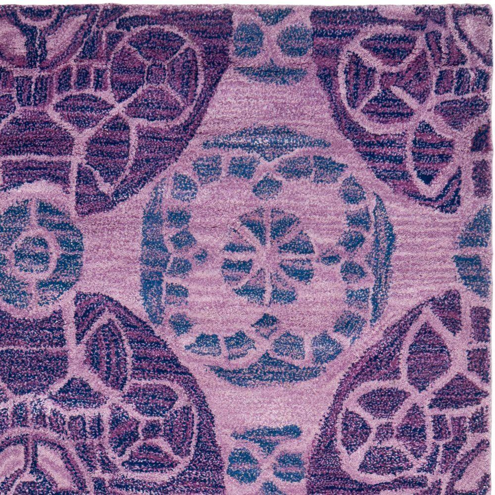 Wyndham WYD376 Hand Tufted Indoor Area Rug - Purple - 4'x6' - Safavieh.