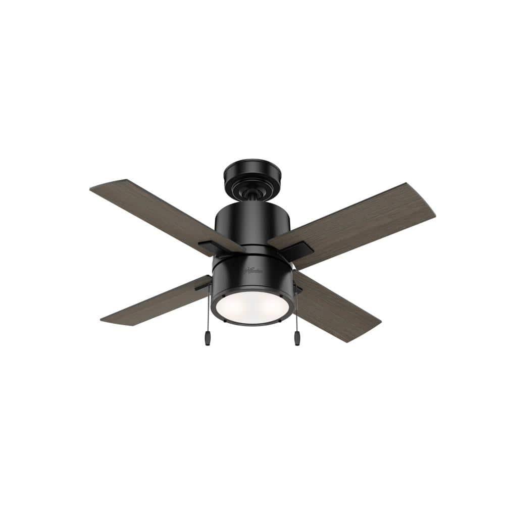 Hunter Fan 42" Beck 4 - Blade Standard Ceiling Fan with Pull Chain and Light Kit Included