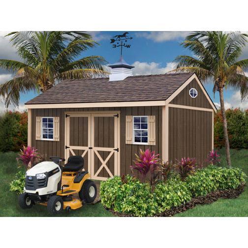 Best Barns Brookfield 16 ft. W x 12 ft. D Solid Wood Storage Shed