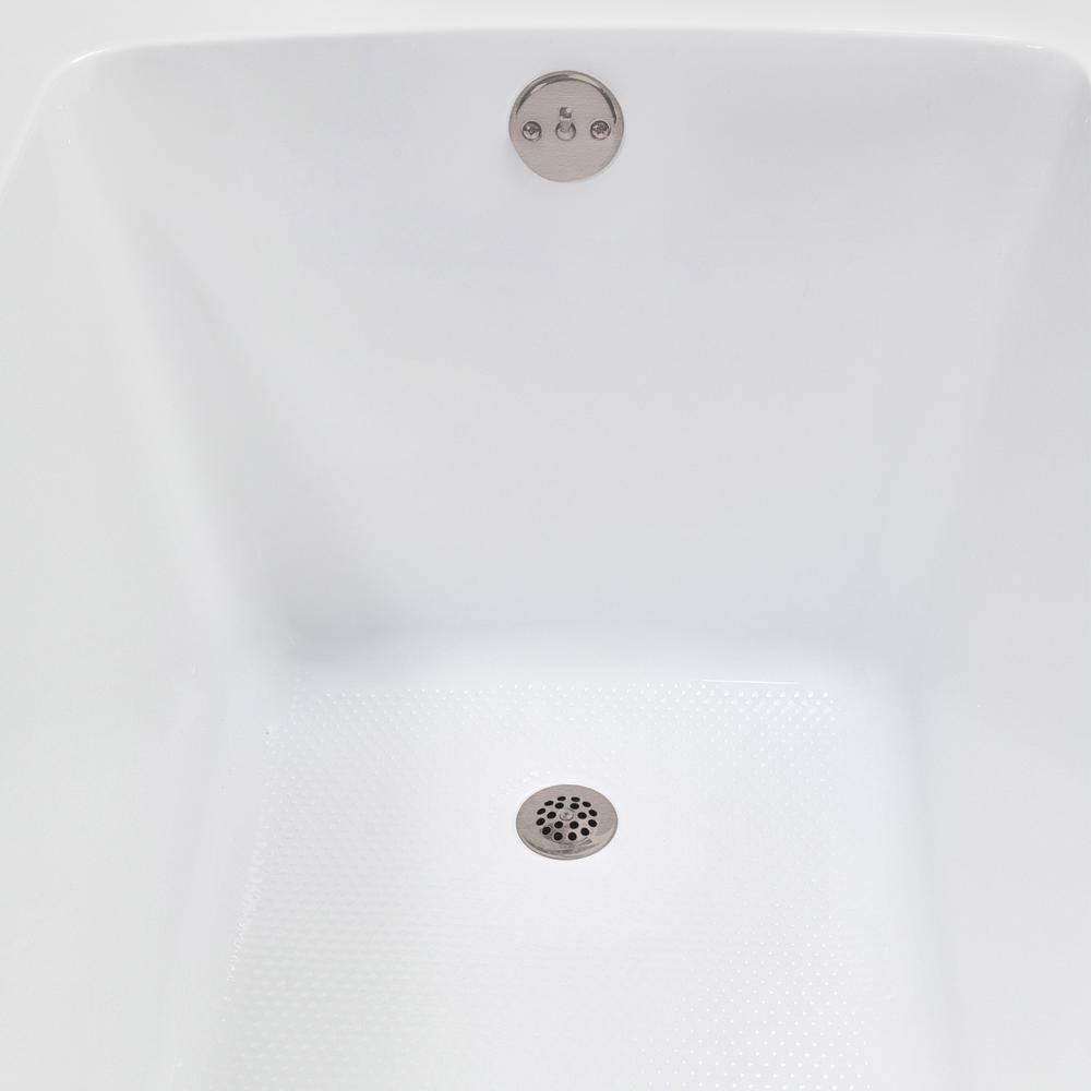 60'' x 32'' Acrylic Soaking Drop-In Bathtub, Drain Included