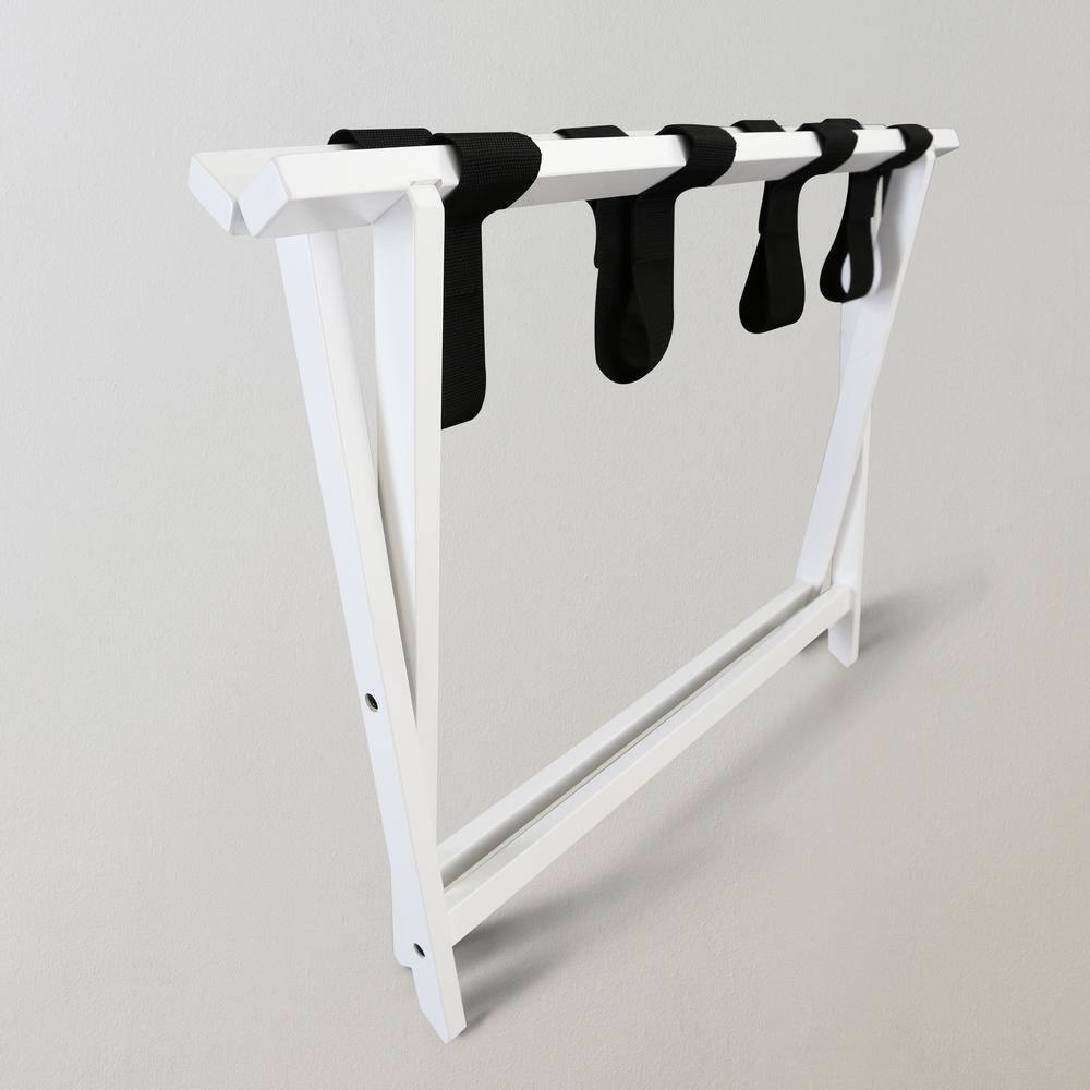 Kiflic Heavy Duty 30" Extra-Wide Luggage Rack,Solid wood Suitcase Stand for Guest Room, Bedroom, Hotel
