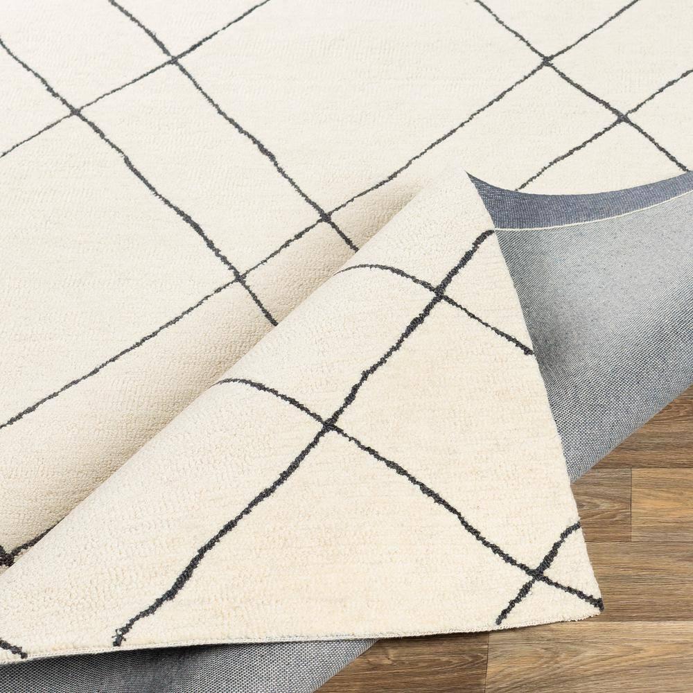 Seaton Wool Black/Cream Rug