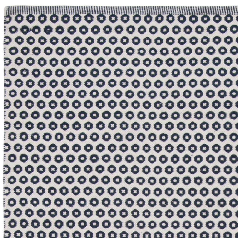 Montauk MTK616 Hand Woven Indoor Area Rug - Navy/Ivory - 5'x8' - Safavieh