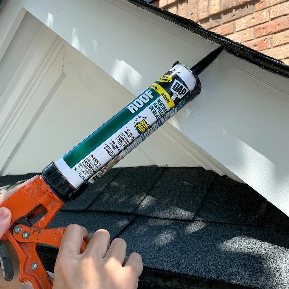 DAP 18268 10.1 oz. Black Roof Waterproof Asphalt Filler & Sealant