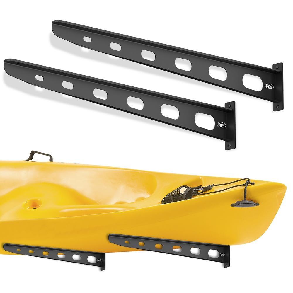 2 Pack Wall Mounted Kayak Rack - Made in USA 30" Arms