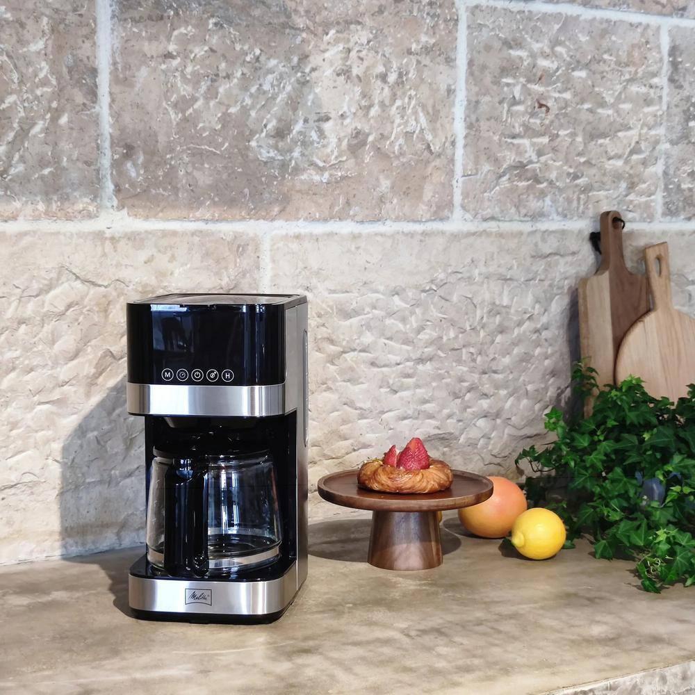 Melitta Aroma Tocco 10-cup Drip Coffee Maker With Glass Carafe And Touch Control Display