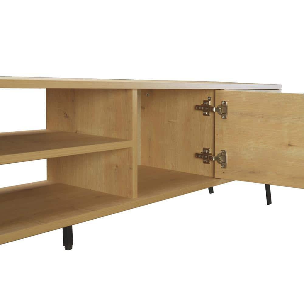 Niche TV Stand for TVs up to 70" Light Oak