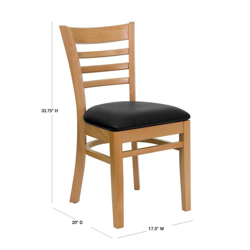 Red Barrel Studio® Ladder Back Wooden Restaurant Chair