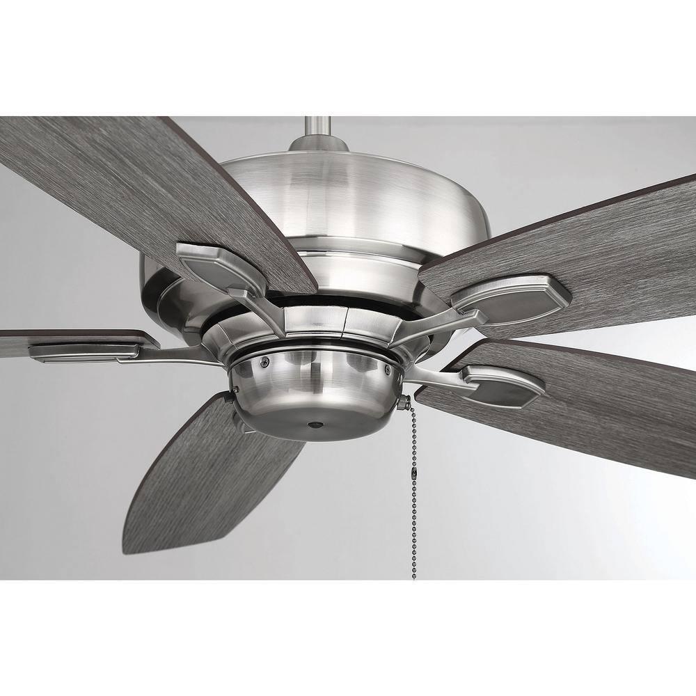 Wind Star 52" Ceiling Fan in Brushed Pewter