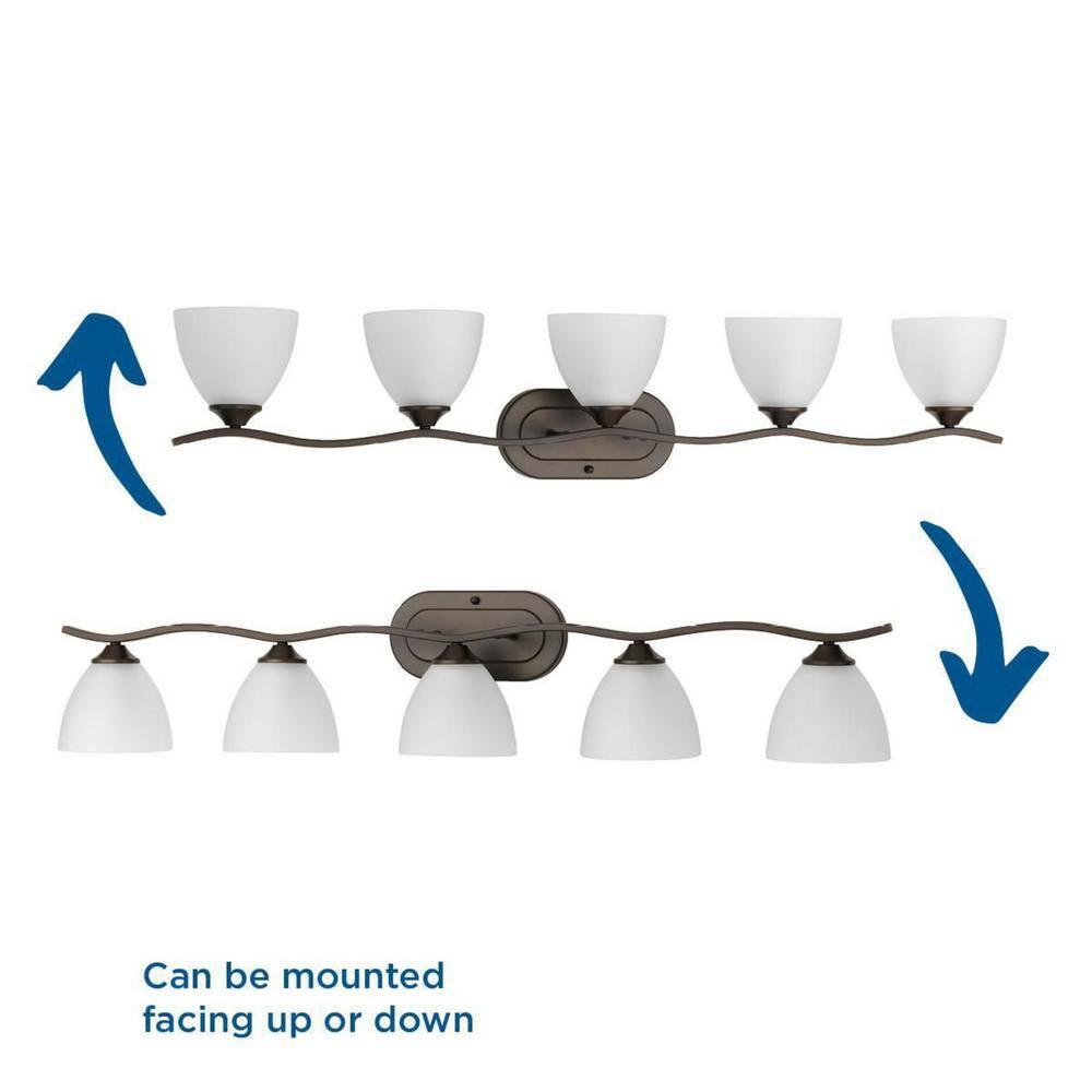 Progress Lighting - Five Light Bath - Laird - 5 Light in Transitional and