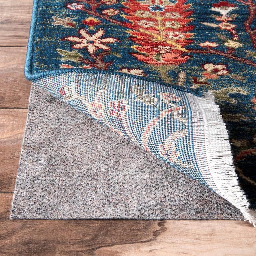 Nuloom Brody Eco-Friendly Non Skid Rug Pad, Oval 5' x 8', Gray