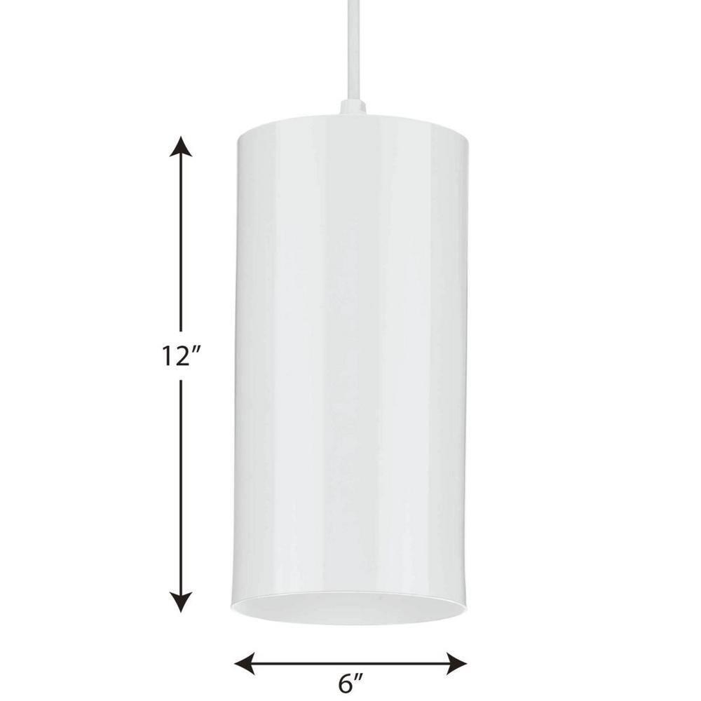 Progress Lighting, Cylinder, 1-Light, Outdoor Hanging Pendant, Antique Bronze, Modern, No Shade