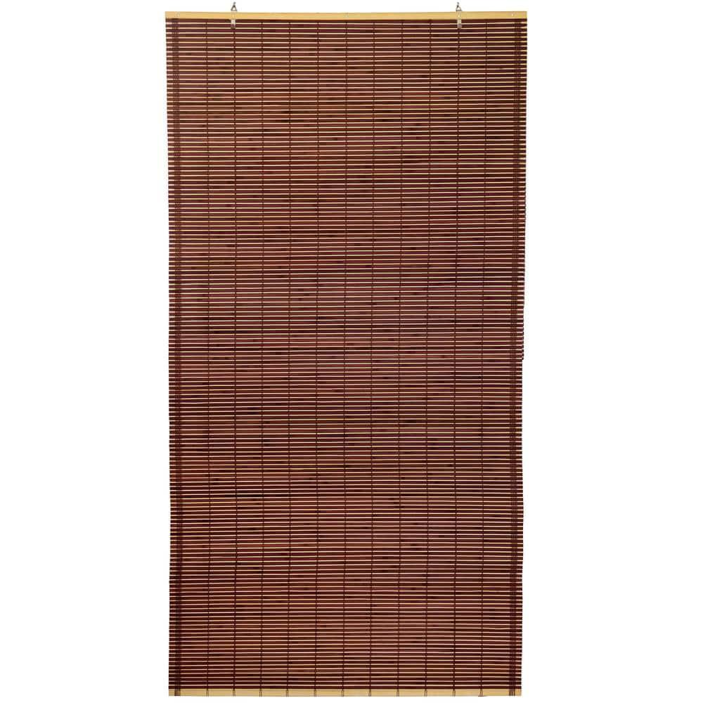 Bamboo Cordless Window Shade - Mahogany 60" W