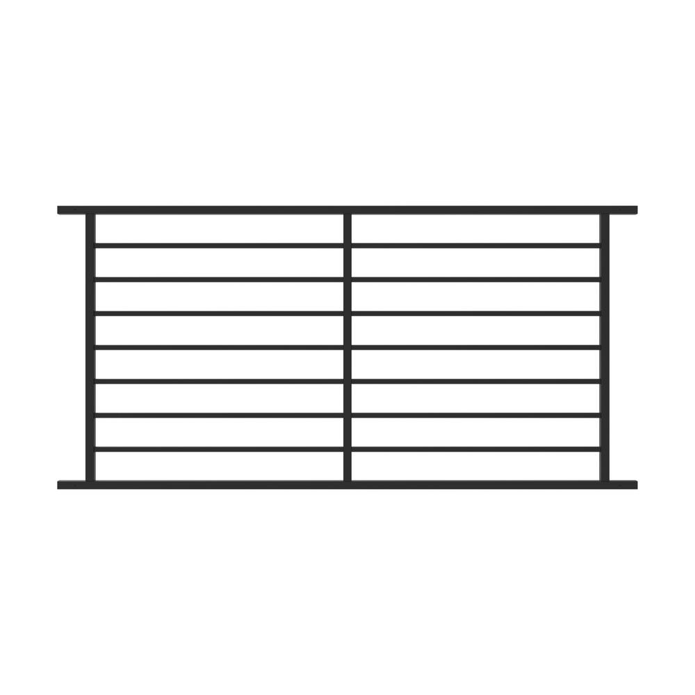 Fortress Building Products Fe26 Axis Steel Railin.g Level Panel