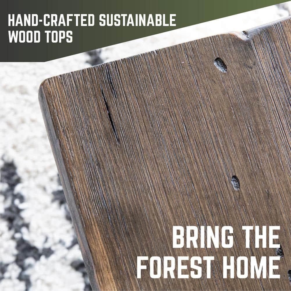 48 In. x 16 In. X 1.25 In. Live Edge Solid Console Table Wood Top