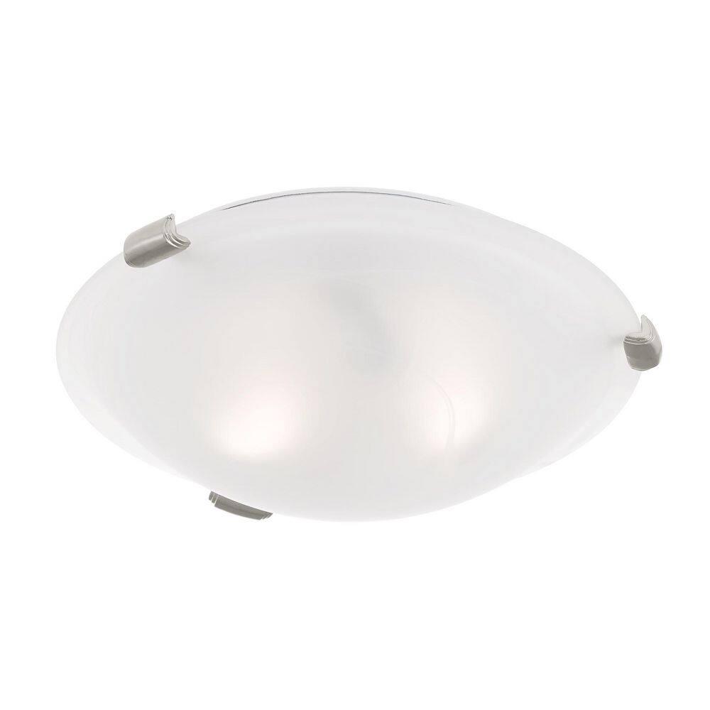 Livex Lighting Oasis 2 - Light Flush Mount in  Brushed Nickel
