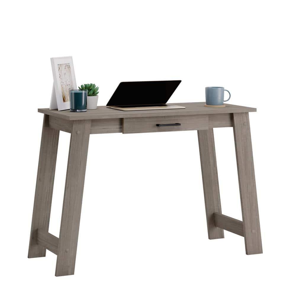 Sauder Beginnings Writing Desk with Drawer, Silver Sycamore Finish