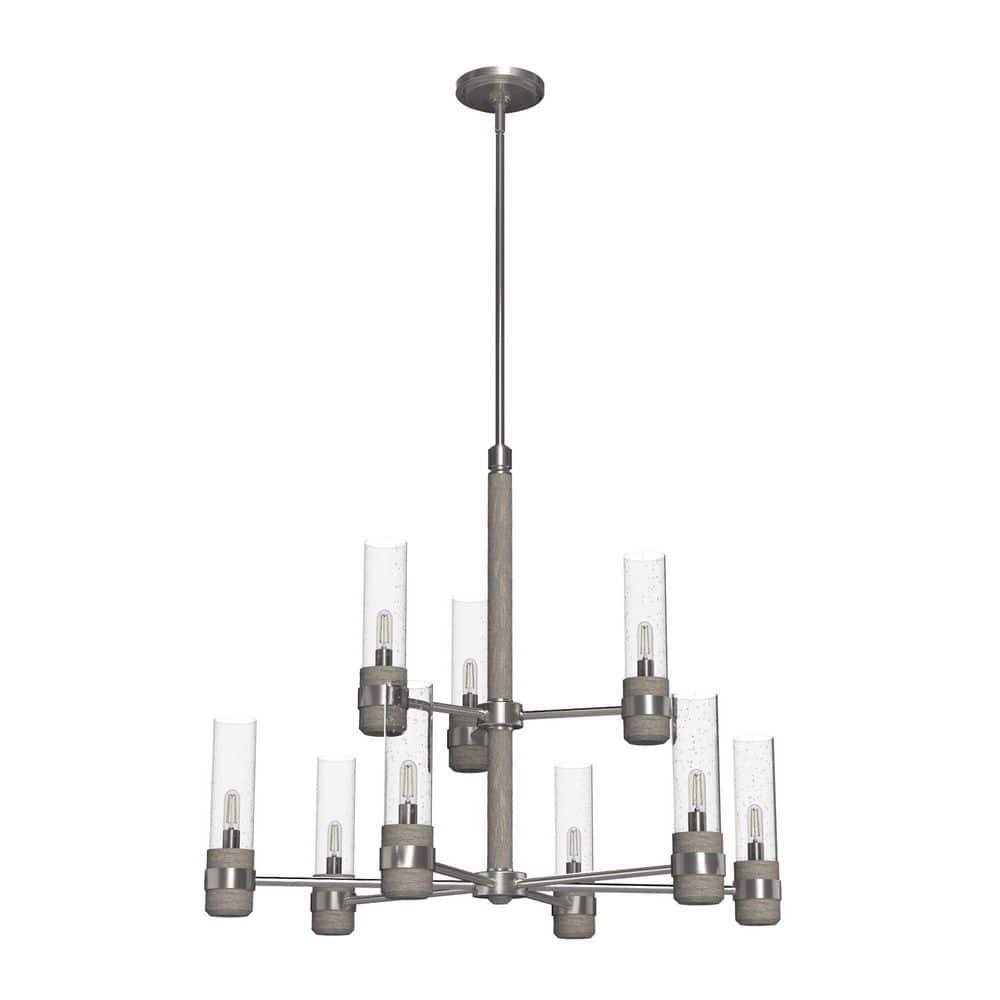 Hunter Fan River Mill 9 Light 2 Tier Candle Style Classic / Traditional Chandelier