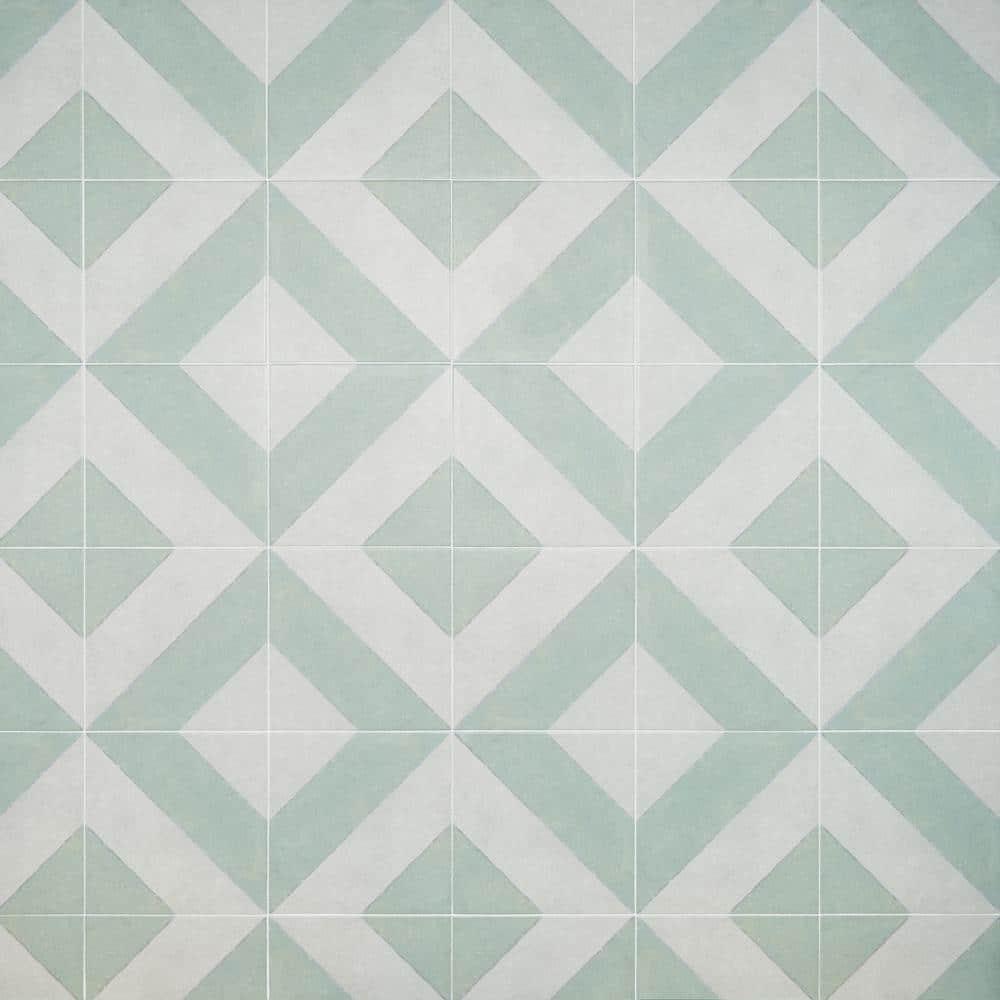 Ava Diagonal 9" x 9" Porcelain Tile (10.76 sq. ft./ Case)