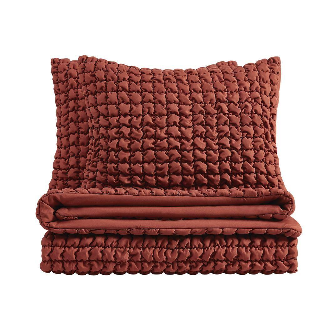 Christian Siriano NY Textured Puff Comforter Set
