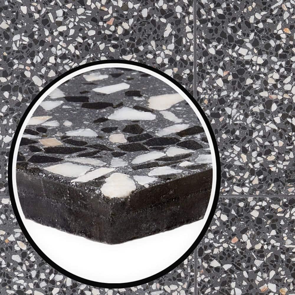 Durham 16.14 in. x 16.14 in. Polished Terrazzo Floor and Wall Tile (3.61 Sq. Ft. / Case)