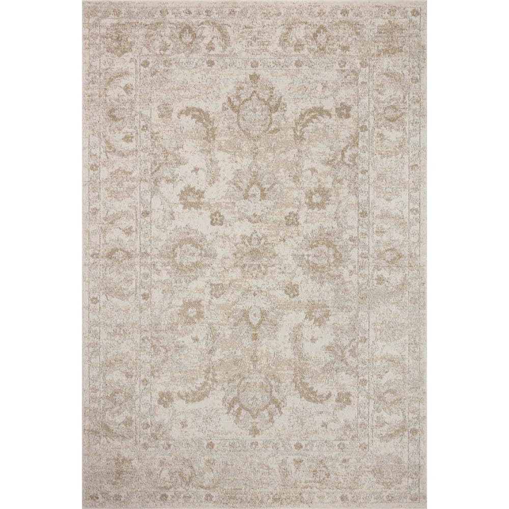 Loloi II Odette Ivory/Beige 5'-3" x 7'-9" Area Rug