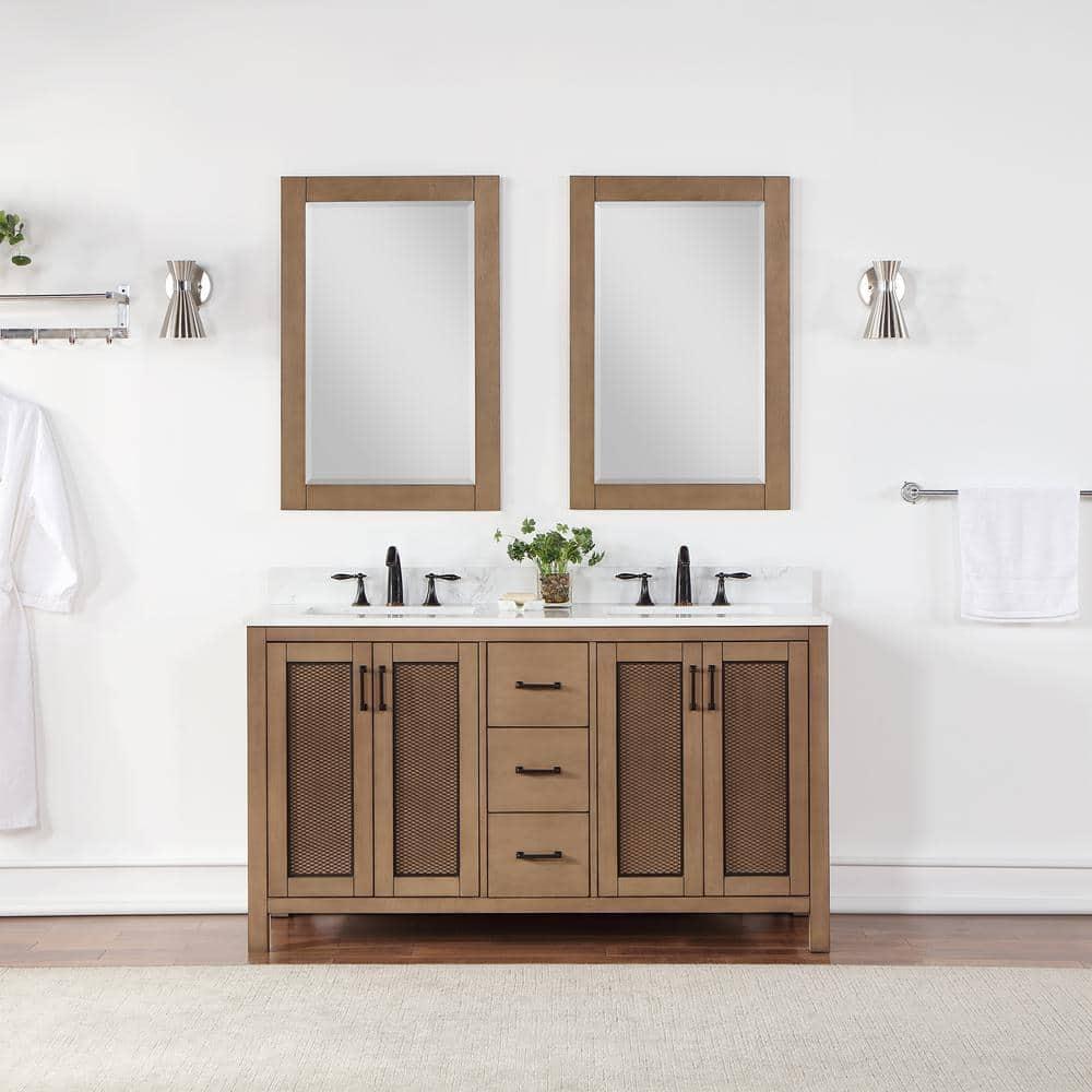 Ivy Wood Flat Wall Mirror