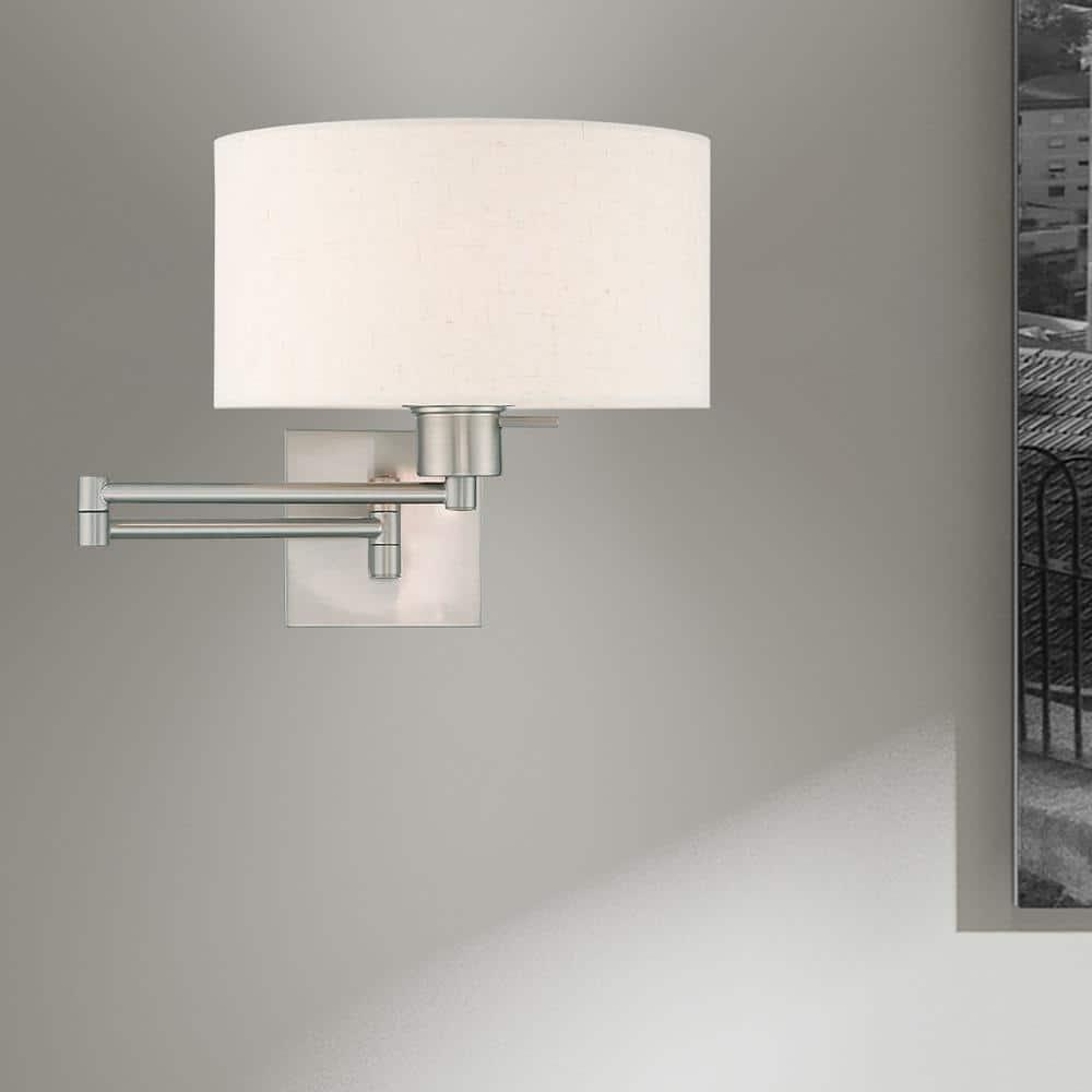 Livex Lighting 1 - Light Wall Light in  Brushed Nickel