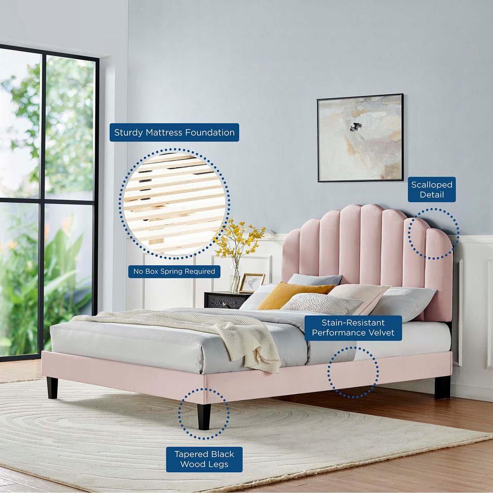Modway Modway Daisy Performance Velvet Platform Bed