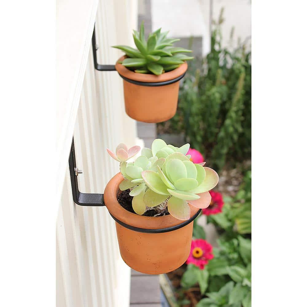 Metal Weather Resistant Bracket Plant Stand (Set of 2)