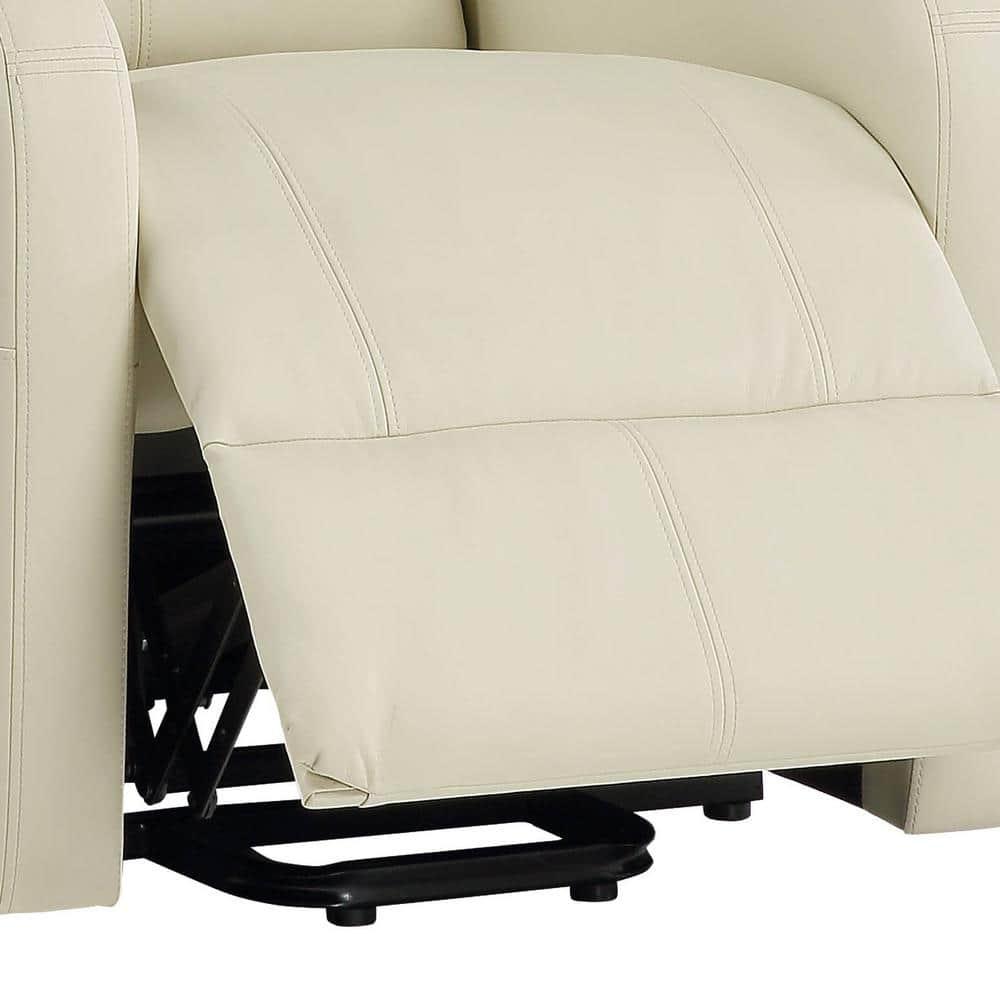 Ricardo 28.4" Wide Faux Leather Power Lift Assist Standard Recliner