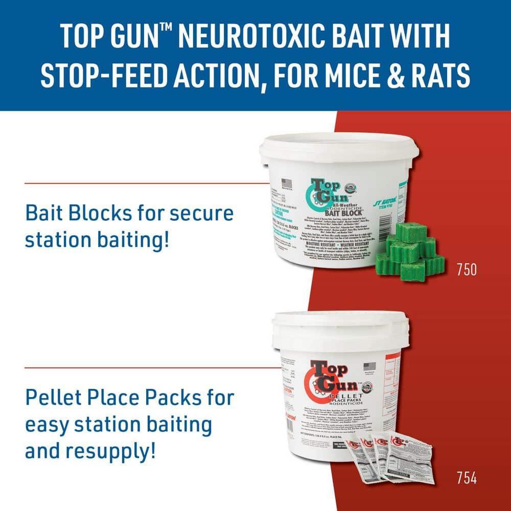 Jt Eaton Rodenticide,Blocks,Bromethalin,4.5 lb. 750