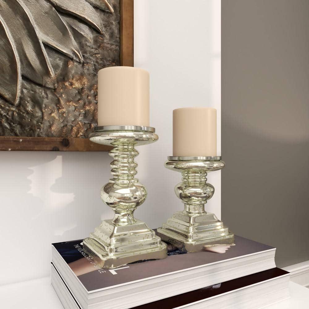 Traditional Candle Holder Set 2ct - Olivia & May